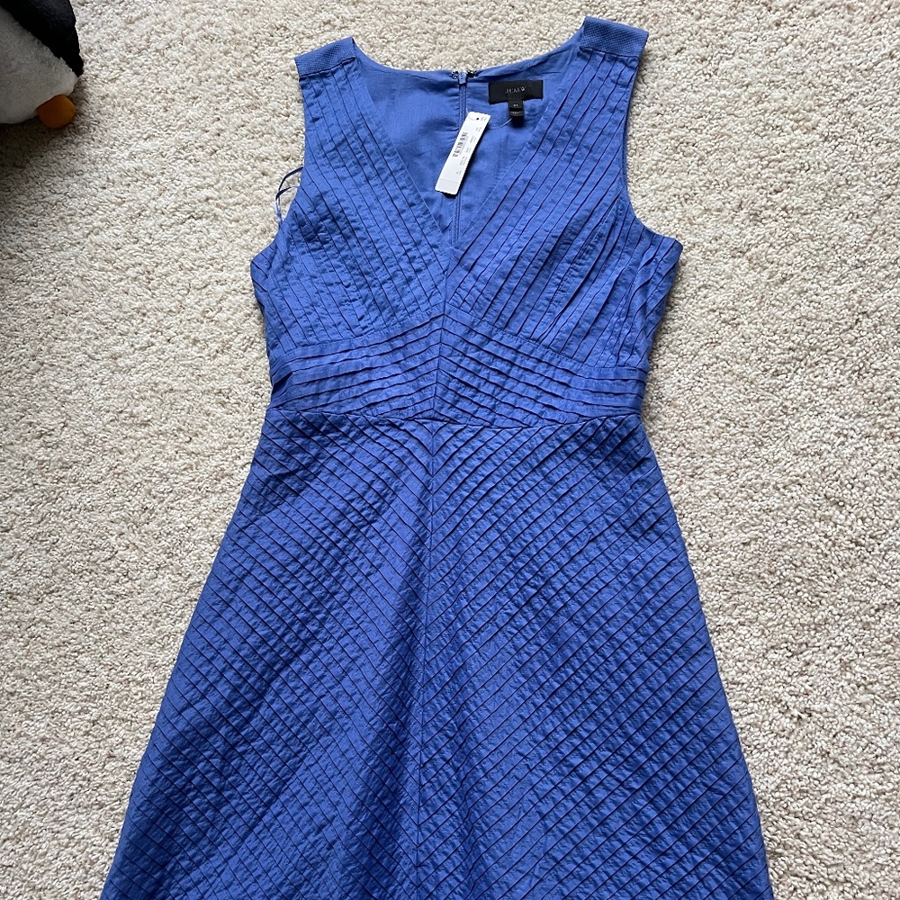 J. Crew, size 8T, sleeveless, blue dress.